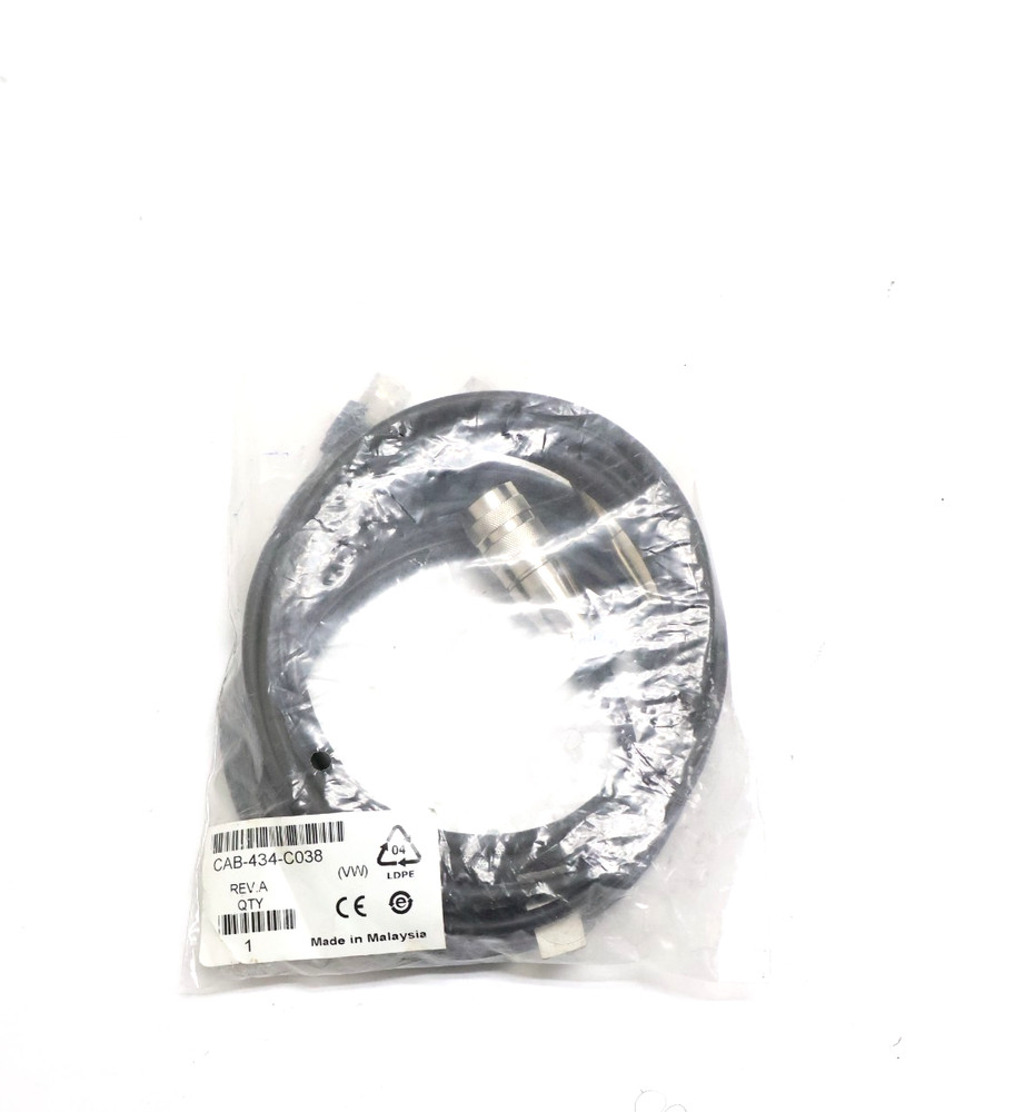 Lot of 2 Datalogic CAB-434-C038 Scanner Data Transfer Cable