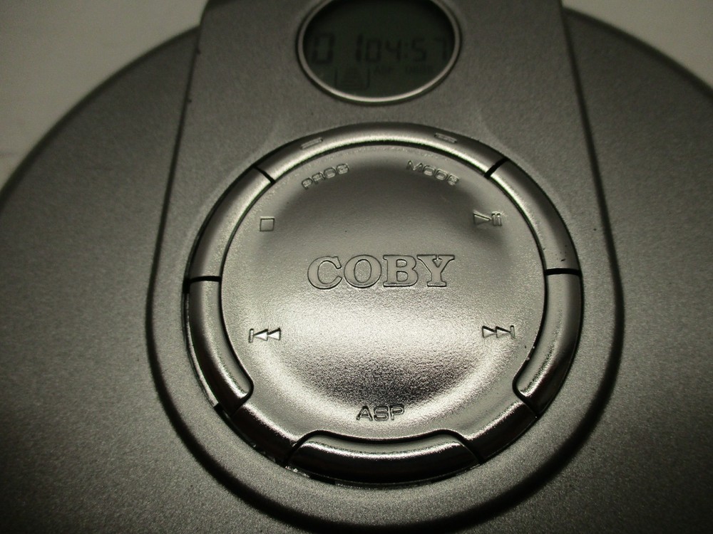 Vintage Coby Portable CD Player DBBS CX-CD355 Working With Controller