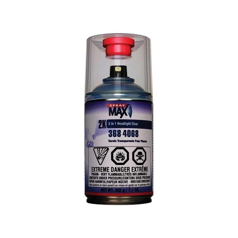 SprayMax 2K 2 in 1 Headlight Clear, 3684068