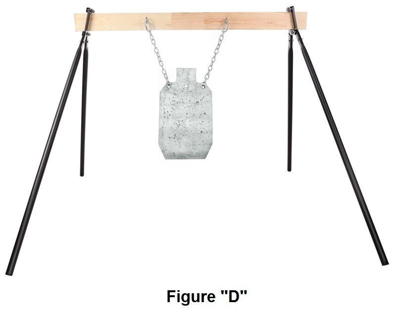 AR500 Steel Targets Modular Hanging Stand System Tactical Scorpion Gear