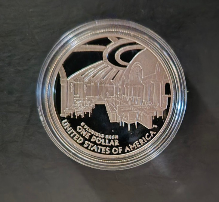 2005 Chief Justice John Marshall Commem Proof Silver Dollar - 90% Silver