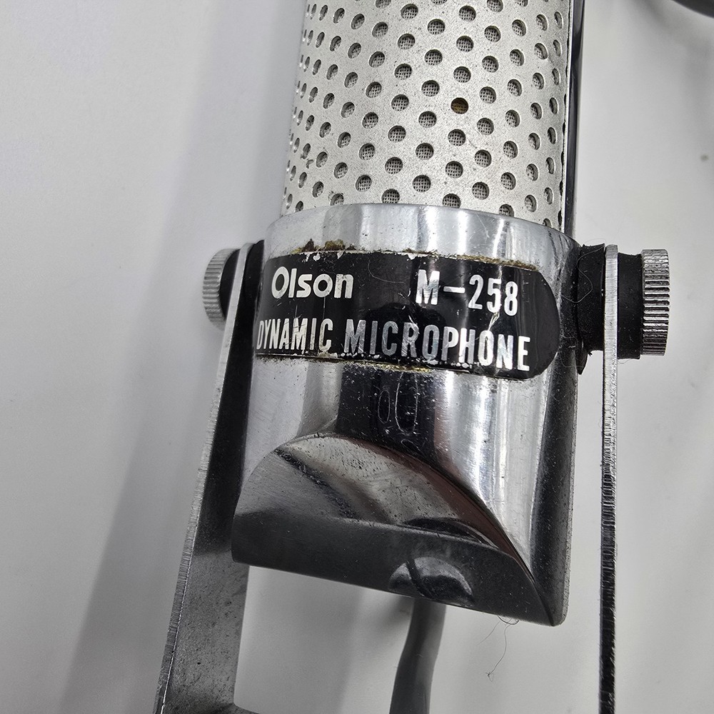 Olson M-258 RDYNAMIC MICROPHONE 50 K Ohm High Impedance Studio Type-21