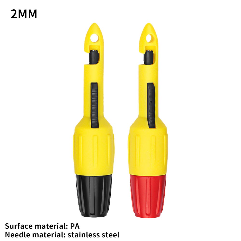 2x Insulation Wire Piercing Puncture Probe Test Hook Clip with 2mm/4mm Socket TL