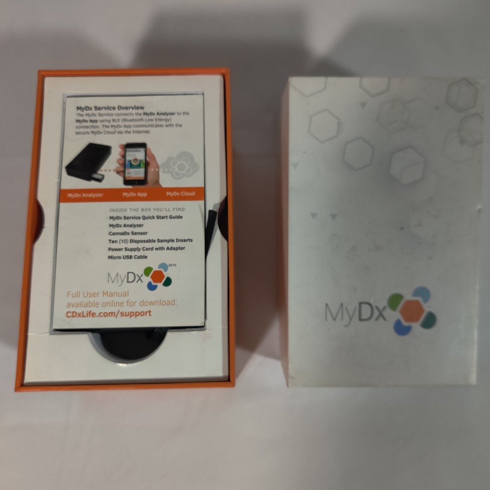 MyDx M1004B Plant Analyzer Bluetooth Handheld w Original Box Extra Inserts