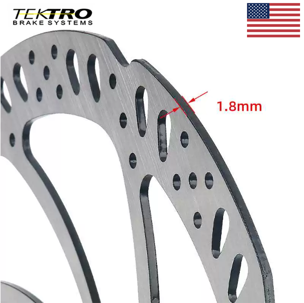 TEKTRO Bike Disc Brake Rotor TR160/180-24 6 Bolt with Bolts Included US Stock