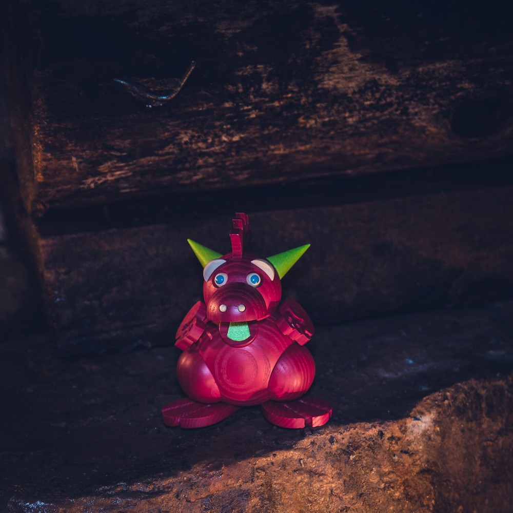 Red Dragon Incense Smoker 12cm
