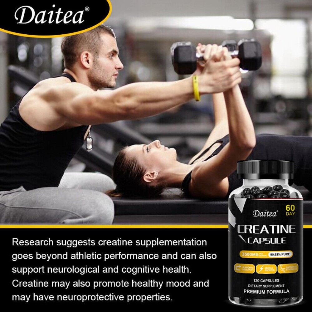 Creatine Monohydrate 3500mg - 120 Capsules - Creatine Capsules