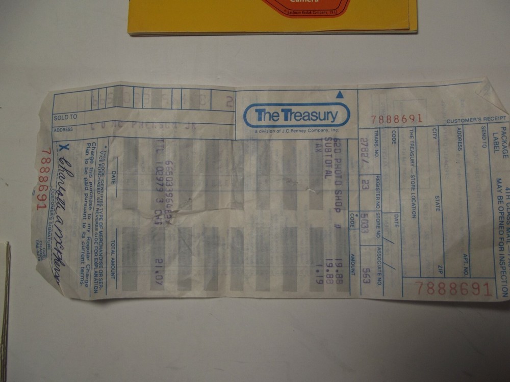 Argus C-3 Paperwork instruction booklet