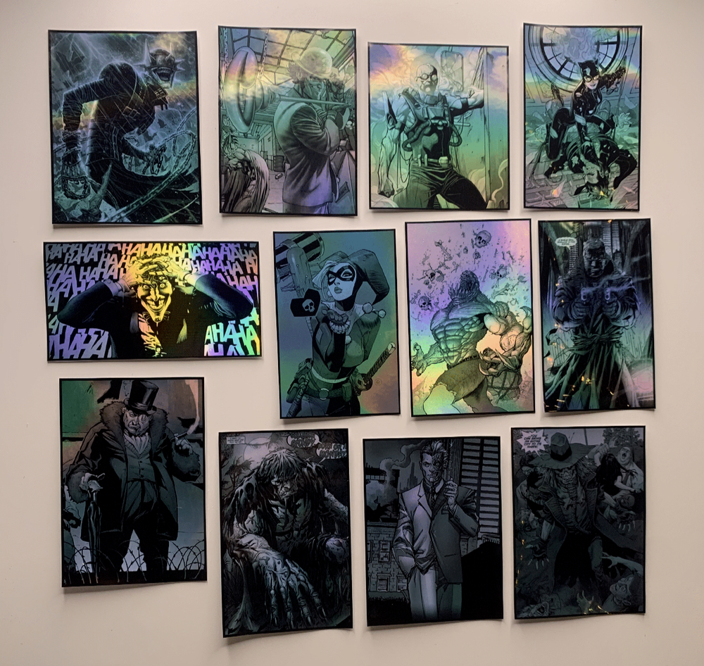 Comic Panel Batman Villains Sticker Bundle - Anime Loptop Stickers