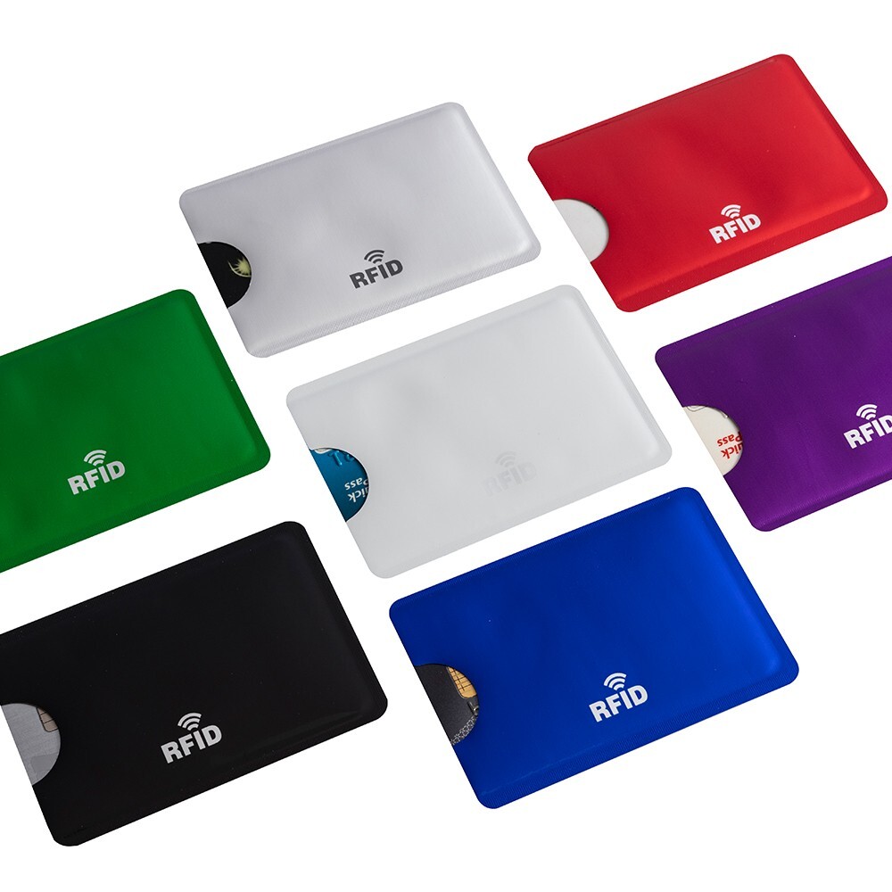 RFID Sleeve Debit/Credit Card Passport Protector Colored Blocking Holder