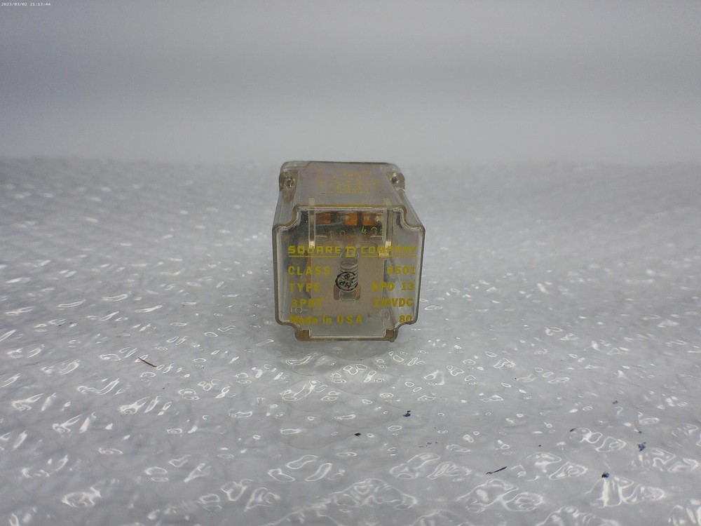 SQUARE D 8501KPD13 RELAY 110V NSNP