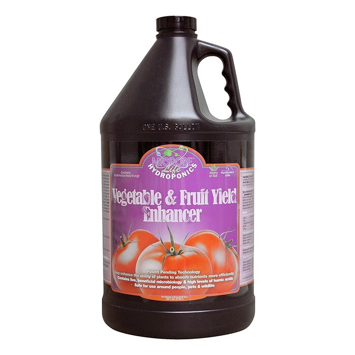 Microbe Life Hydroponics Vegetable & Fruit Yield Enhancer 1 Gallon GUARANTEED!