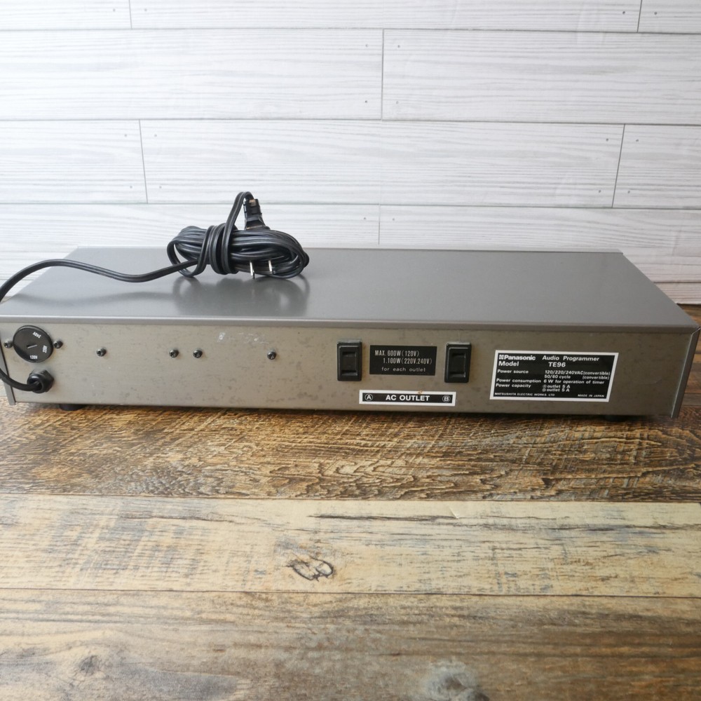 Panasonic TE96 Quartz Audio Programmer Working Vintage