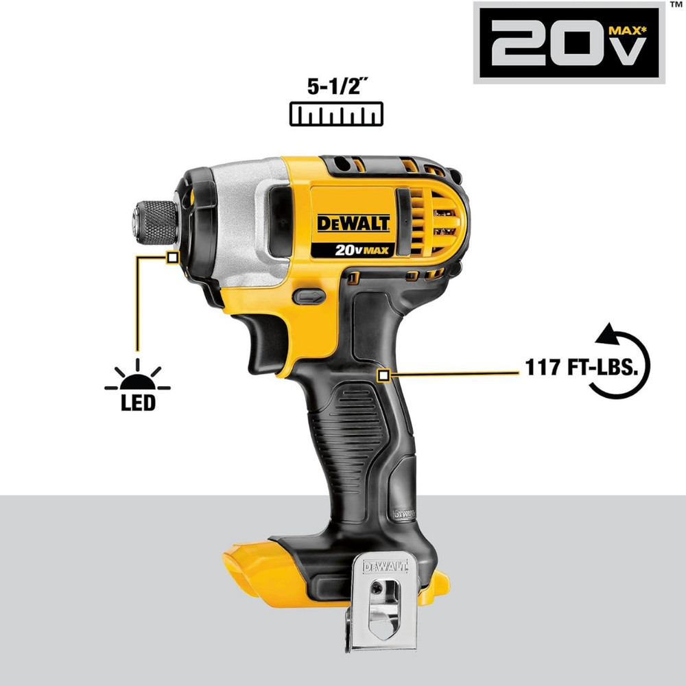 DeWALT Driver Combo Kit DCK240C2 20V Max Cordless Compact Drill / Impact Drivers