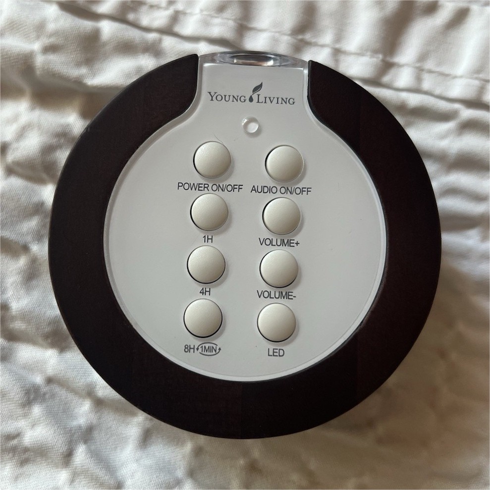 Young Living mini aria diffuser remote