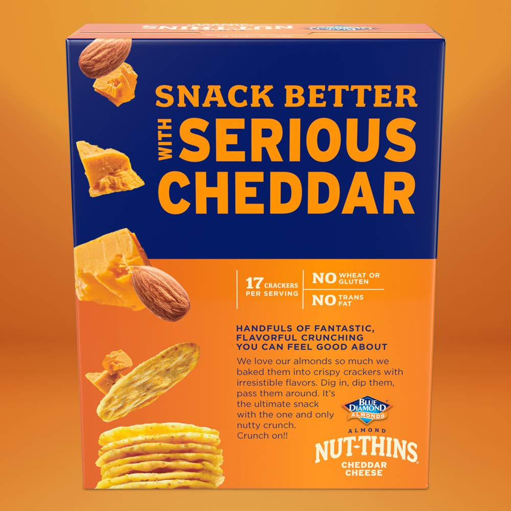Nut Thins, Cheddar Cheese, 4.25 Oz