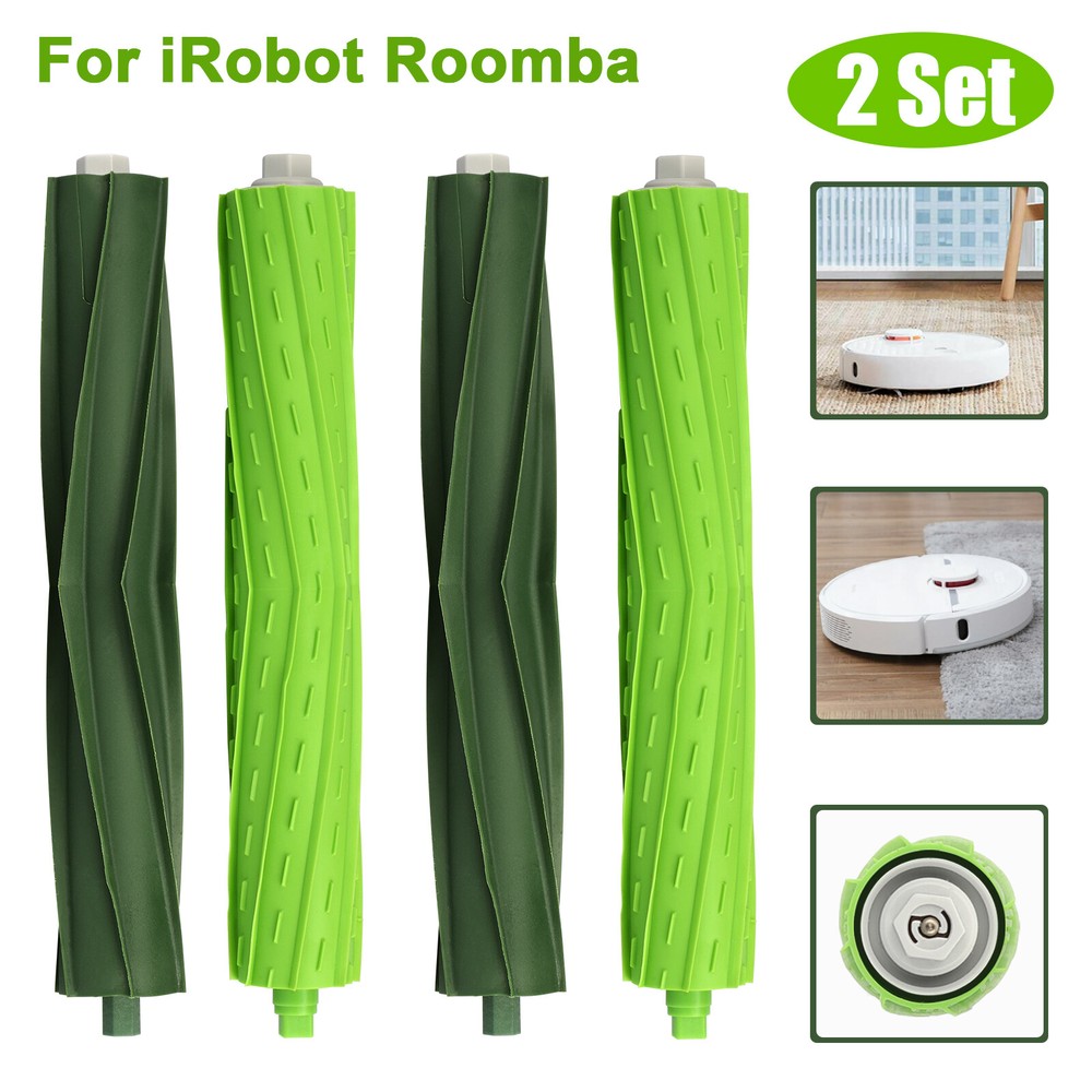 2 Sets Replacement Roller Brush for iRobot Roomba e5 e6 i1 i3+ i4 i6+ i7 i8 Plus