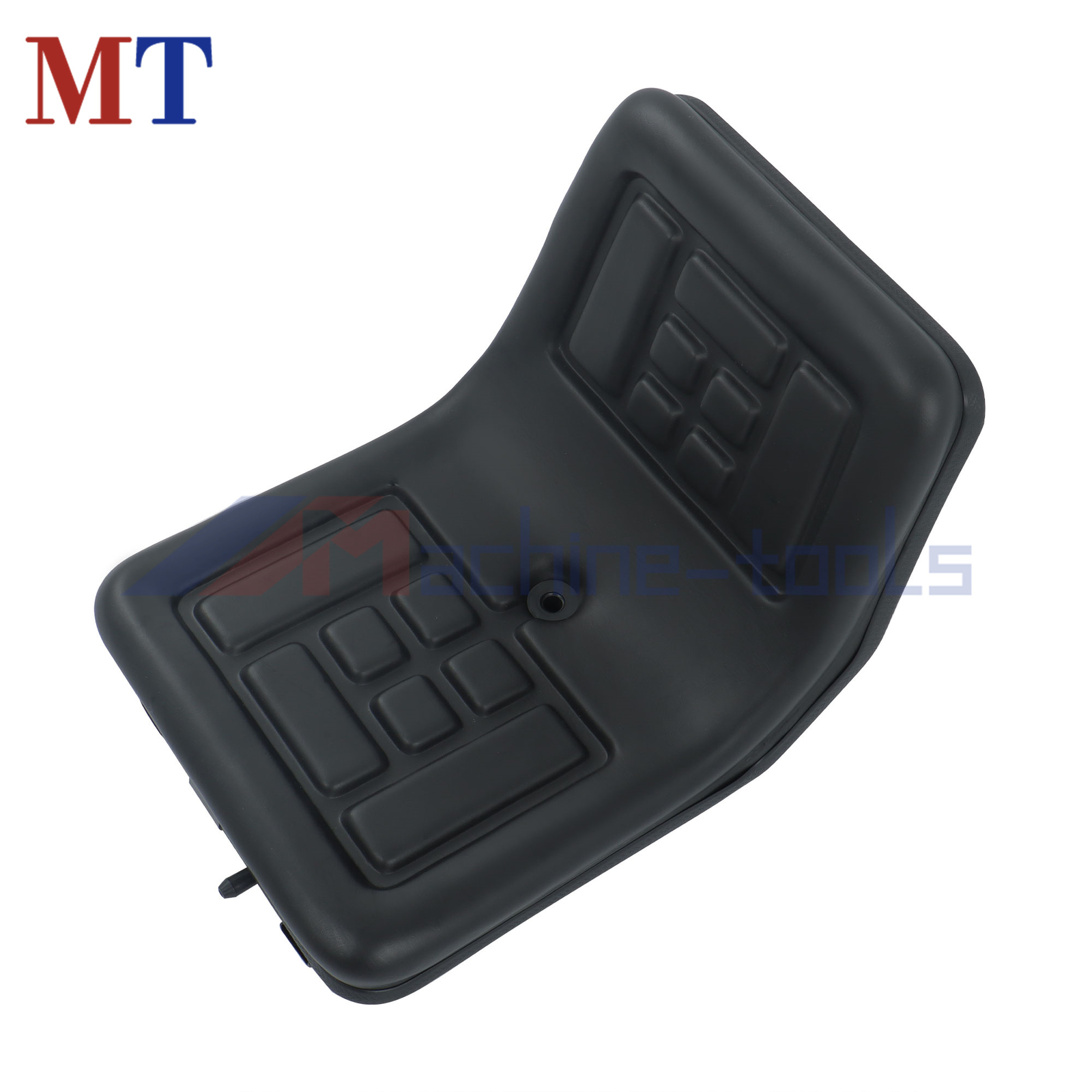 New Universal Lawn Tractor Seat Adjustable High Back Compact Mower Seat Black