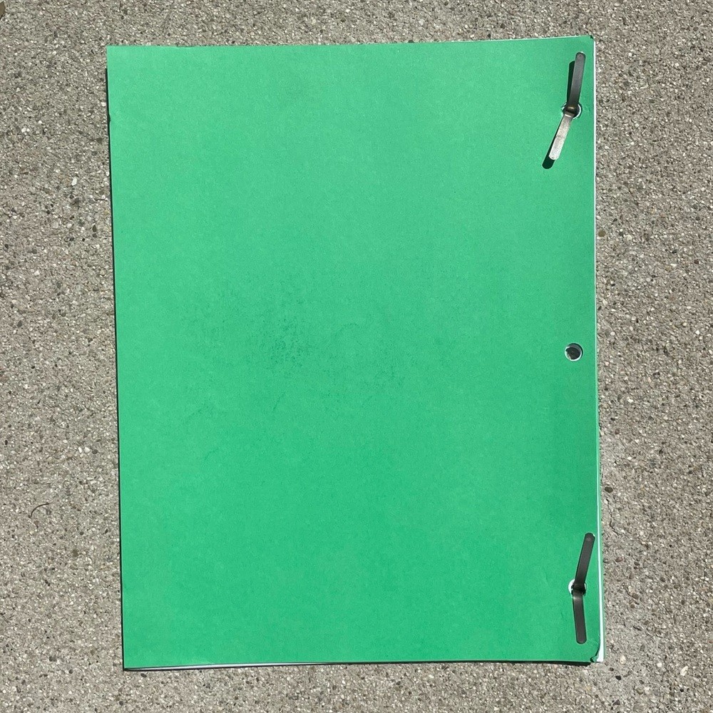 American Dad SETH MACFARLANE Used Stan Roger 2007 Production Table Draft Script