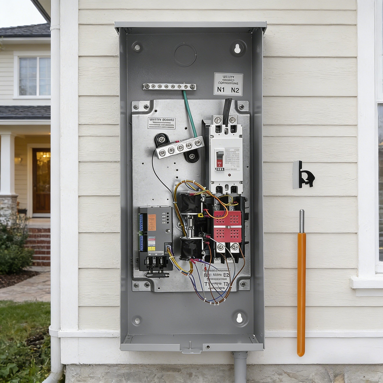 200 Amp Automatic Transfer Switch 120/240V NEMA 3R Aluminum Enclosure