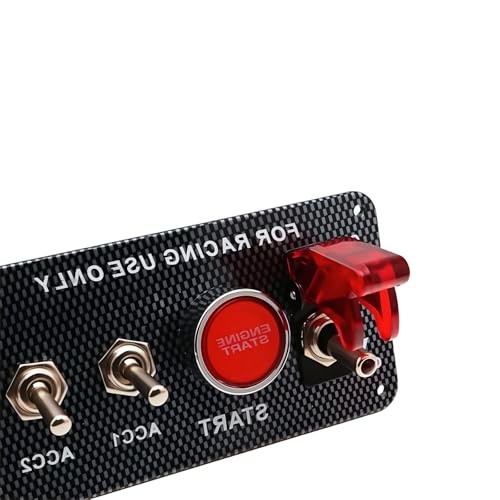 5-in-1 Universal 12V Racing Ignition Switch Panel 5 in 1 Ignition Switch Panel