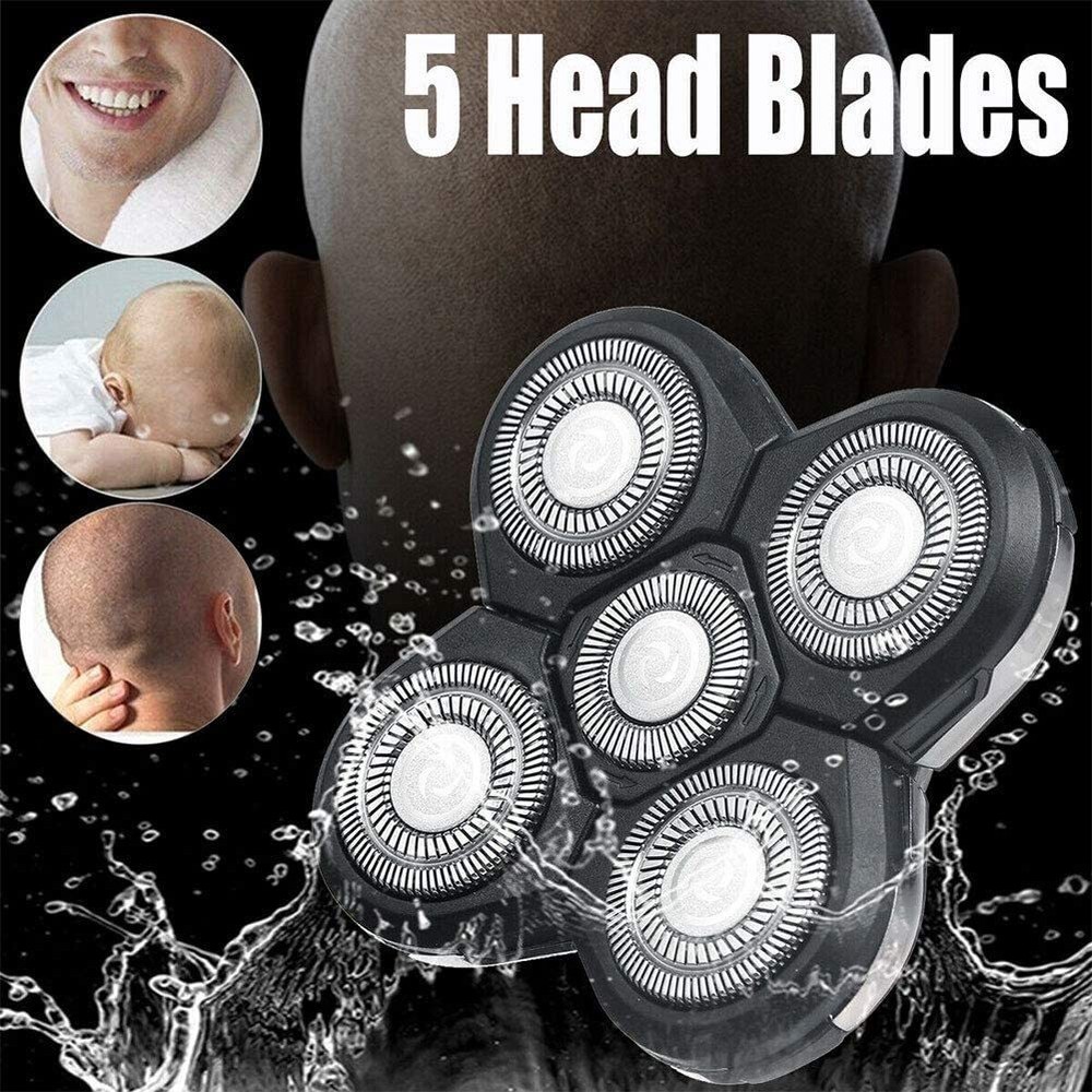 2PCS 5 - Blade Floating Replacement Shaver Head for Electric Razor, Blad Head