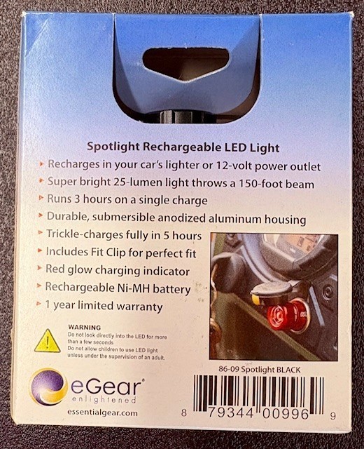 SPOTLIGHT RECHAGEABLE LED LIGHT