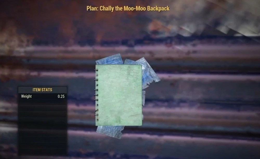 (Xbox) Chally the Moo-Moo Backpack Plan