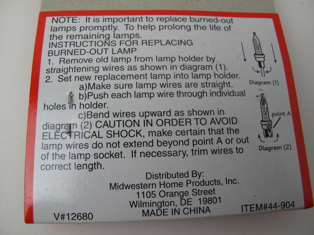 2.5 volt Christmas Light Bulbs Clear Mini for 50 100 Light String 5 pc