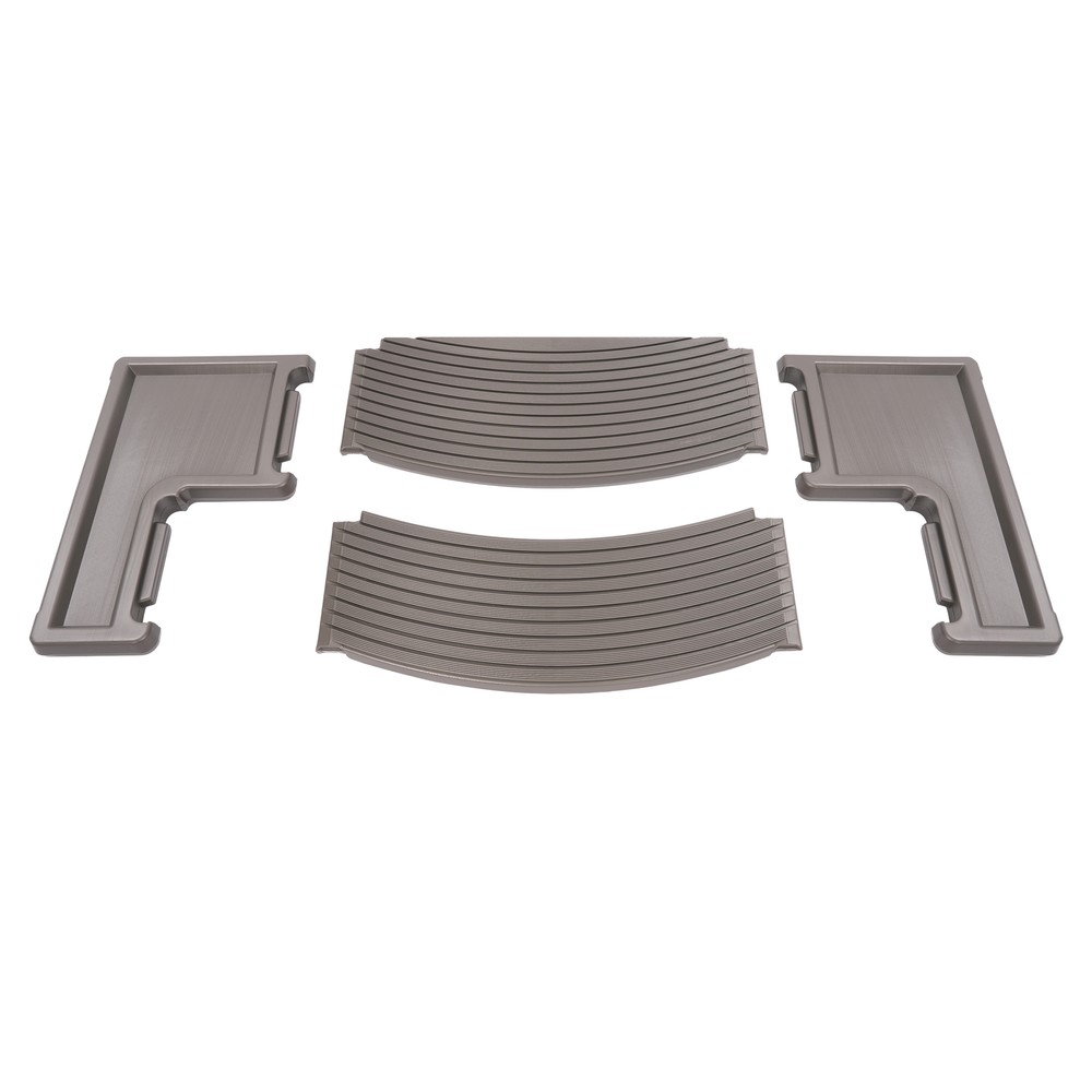 Outdoor Polypropylene Multi Purpose Spa and Hot Tub Handi-Step Step, Carbon Gray