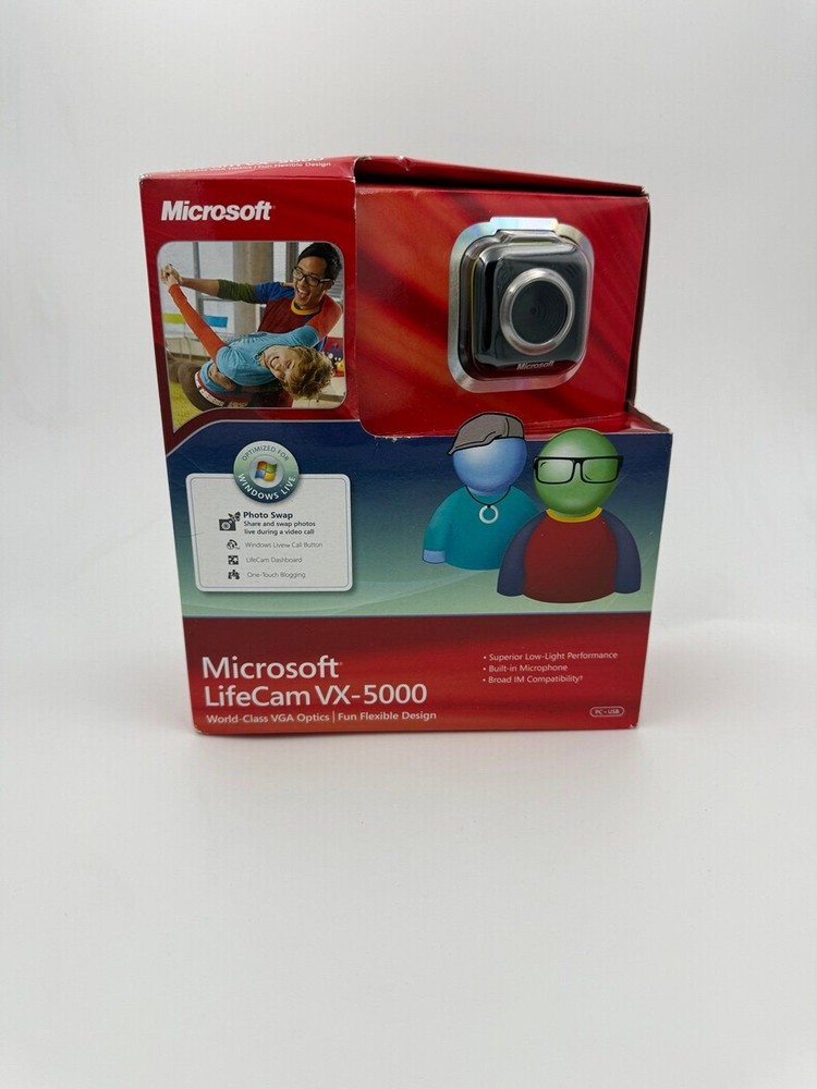MICROSOFT LIFECAM VX-5000 WEB CAM World Class VGA Optics