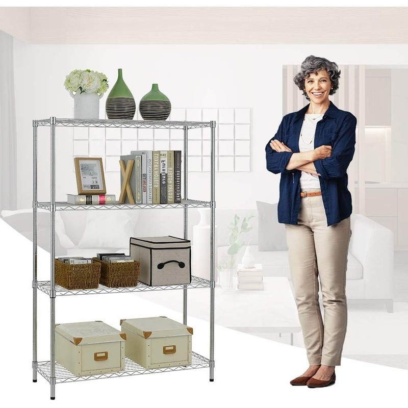 Wire Shelving Unit Easy Assemble Adjustable Large Storage 1000lbs Capacity New
