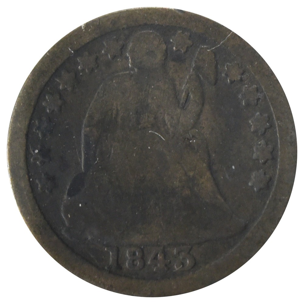 1843 Liberty Seated Dime (Fair)