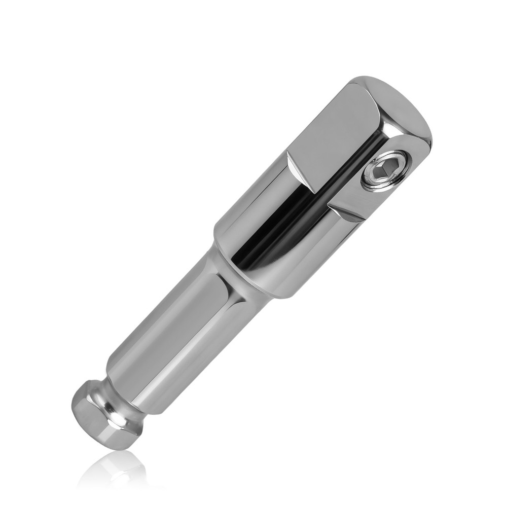 7/16 Hex to 1/2 Square Socket Adapter Drive Converter, Impact Driver Bit