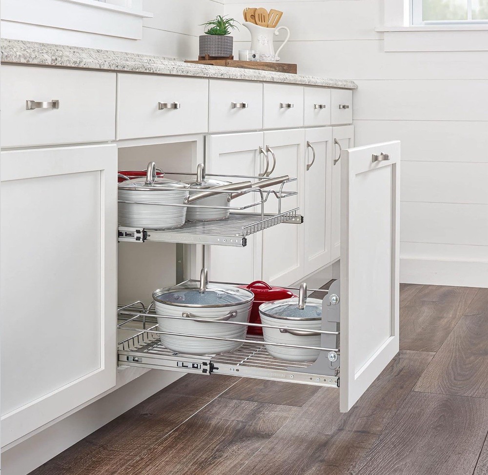 PULL OUT SPICE RACK ORGANIZER FOR CABINET