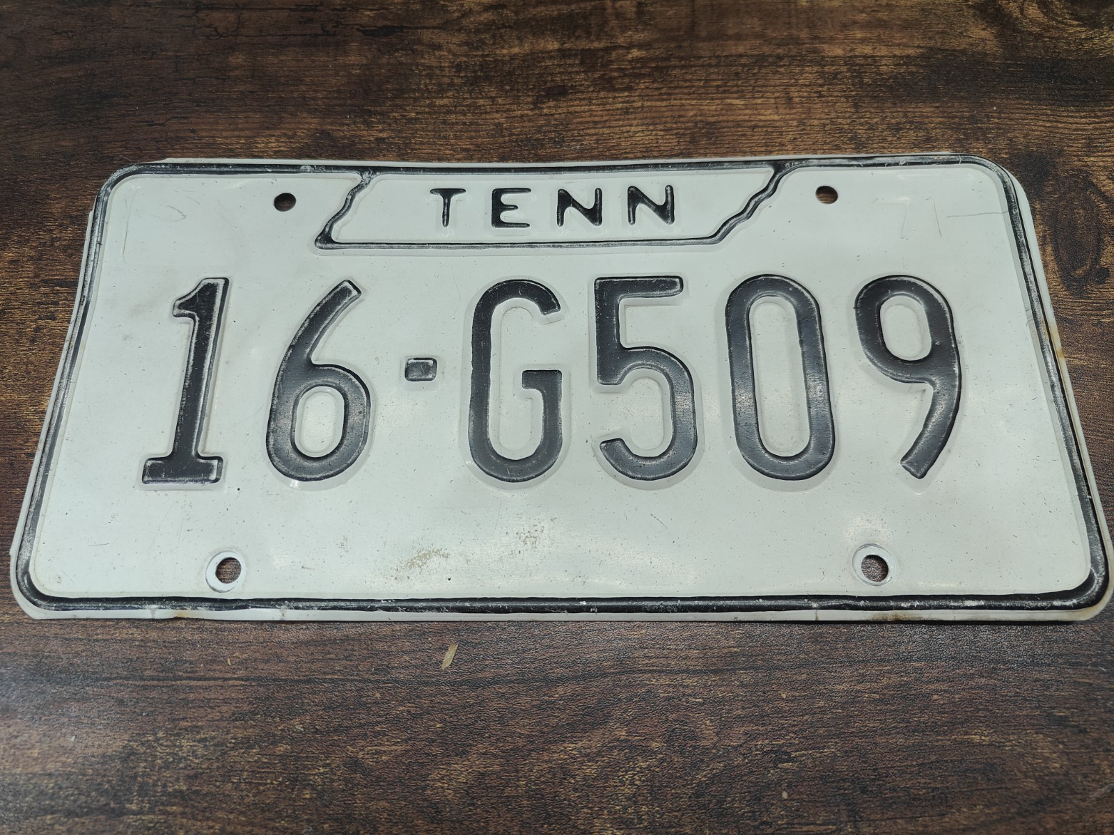 🟧Tennessee TN Tenn License Plate Tag 🟧 1971 71 70s 16 G509 Antique Roane