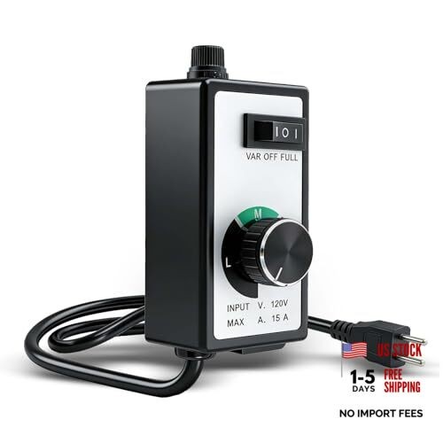 AC 120V Replacement for Router Fan Variable Speed Controller Electric Motor