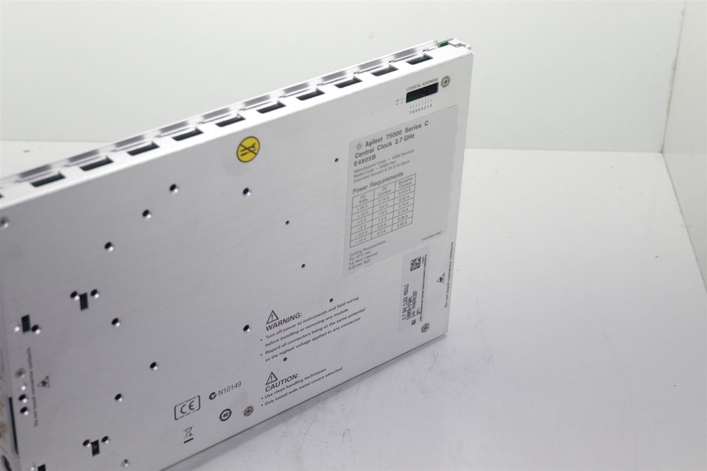 Hp Agilent E8403A VXI Mainframe E4805B Central Clock 2.7GHz Module