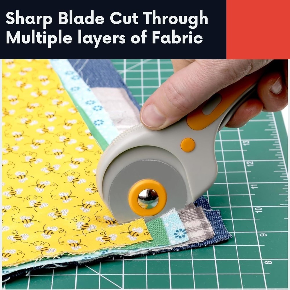 Versatile 28mm Replacement Blades for Quilting, Sewing, & Fabric Cutting