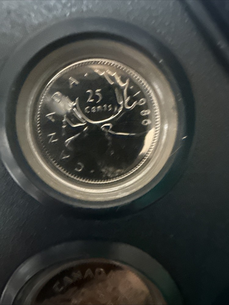1986 Canadian Coin Set With Coa