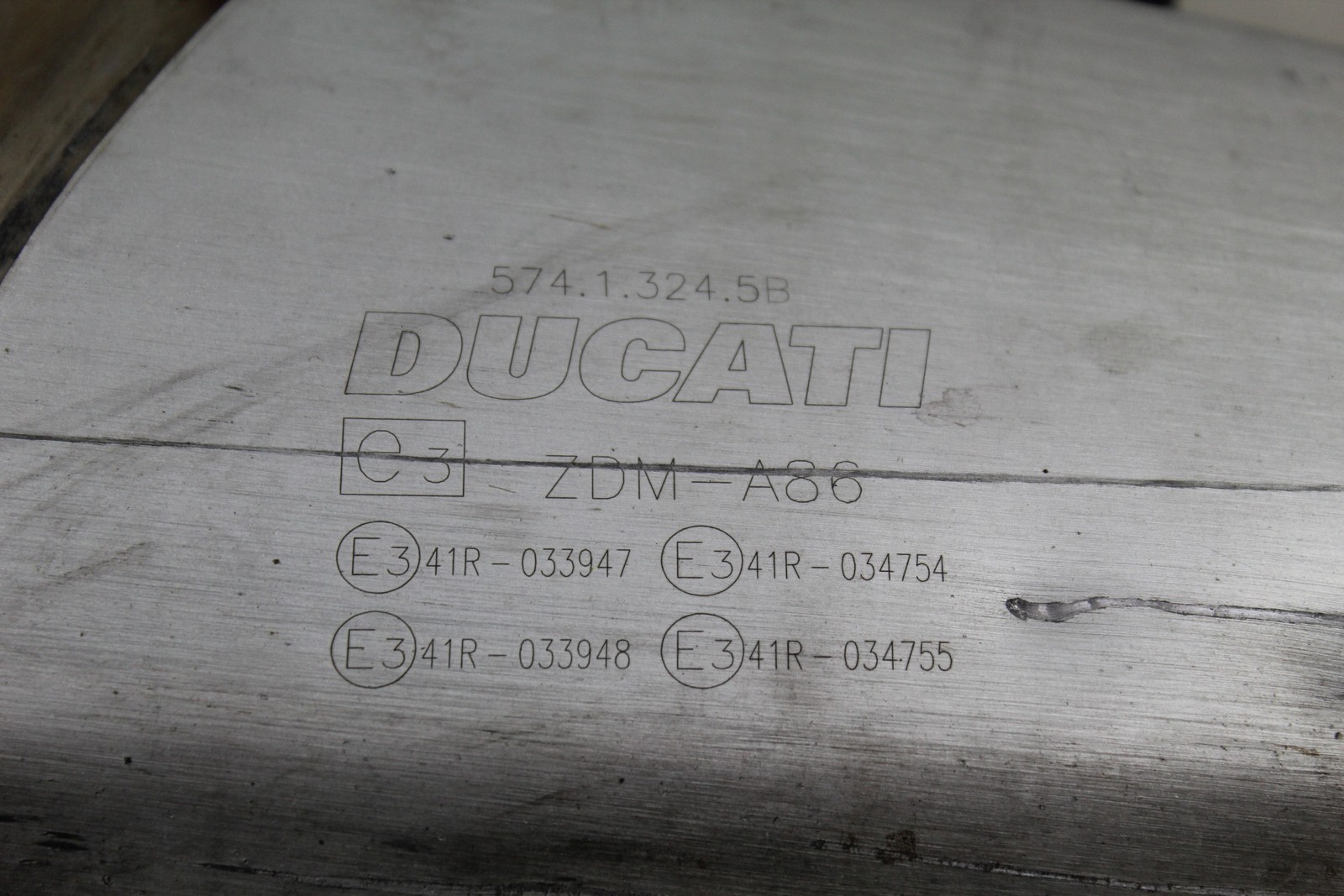 Ducati Panigale 1199S 1199 899 OEM Lower Exhaust Cans Can Muffler Pipe Silencer