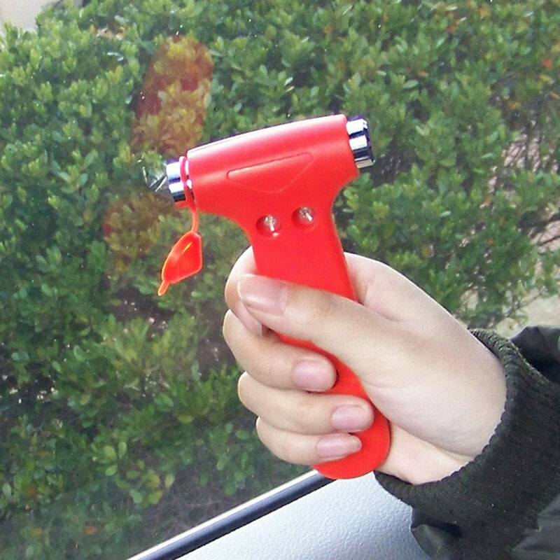Multi-function Emergency Safety Hammer Car Window Seat Safety Belt Cutter Tool
