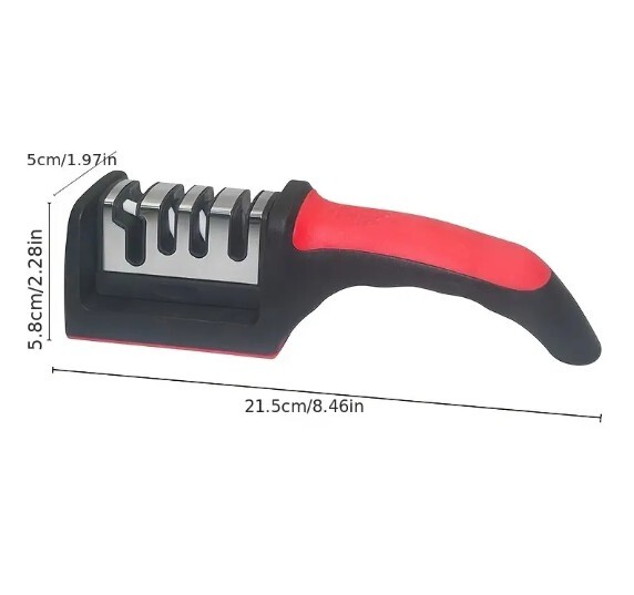 Knife Sharpener Professional Ceramic Tungsten Kitchen Sharpening System 4 Stage