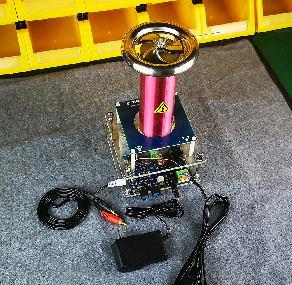 Tesla Coil Desktop-level integrated solid-state music Tesla coil 110~220v