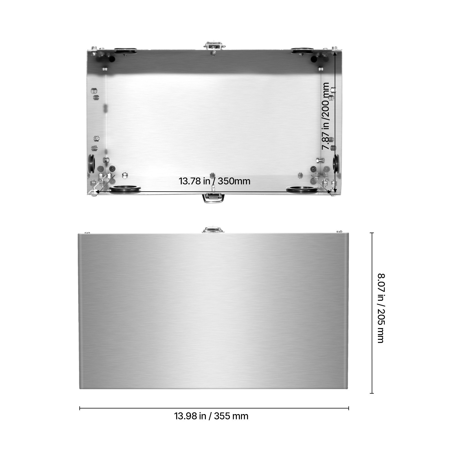 Battery Box Group 24/31 Stainless Steel Shell for Cars & Trolling Motors