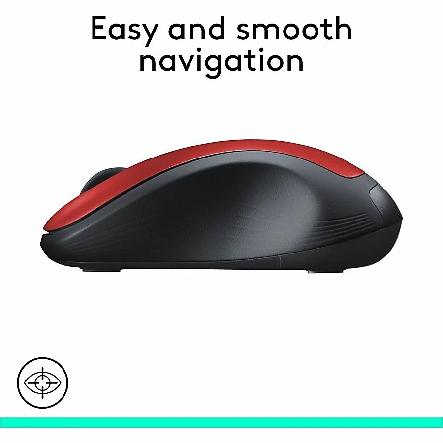 Logitech M310 Wireless Ambidextrous Optical Mouse Red