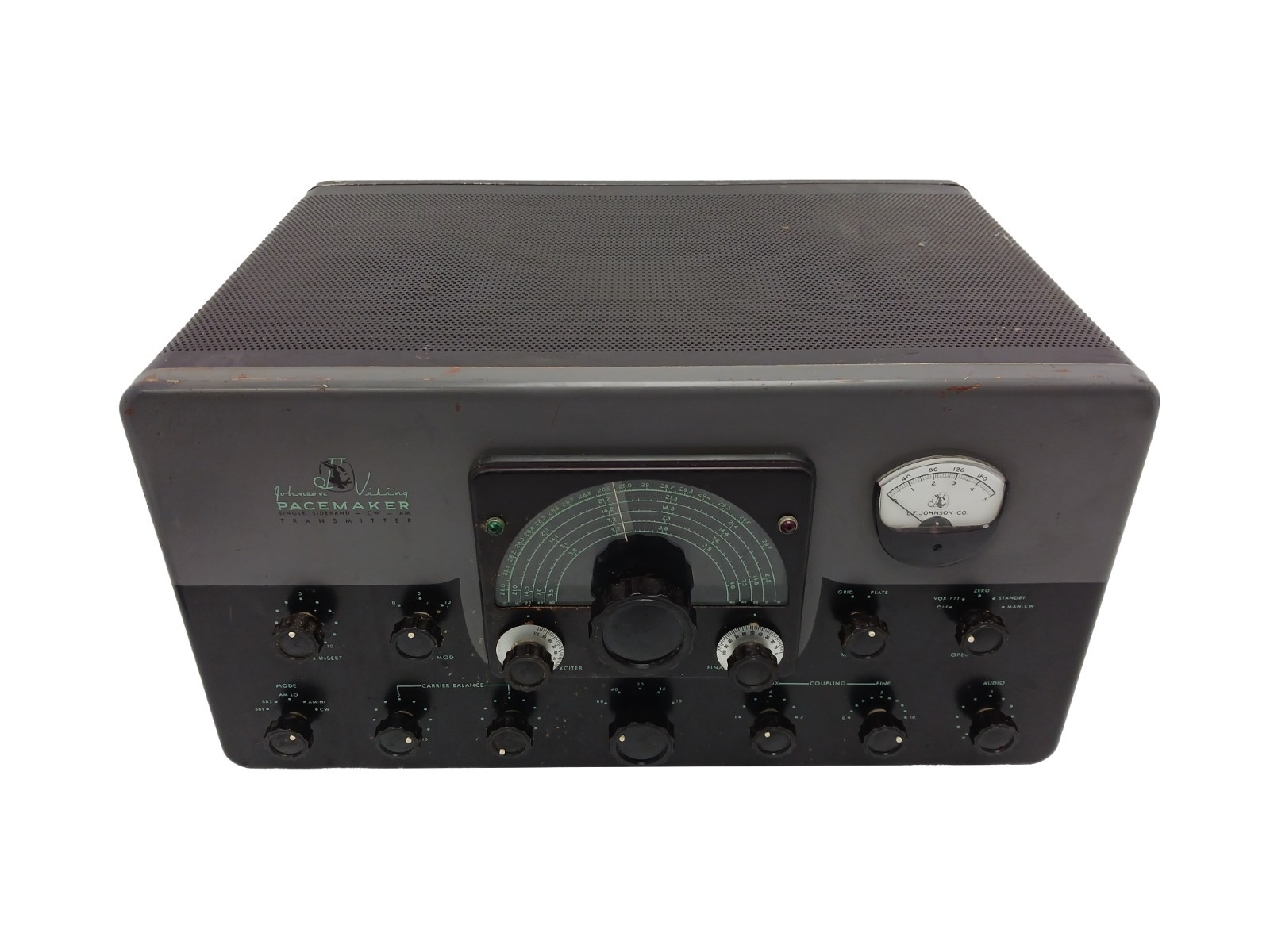Johnson Viking Pacemaker Ham Radio Transmitter / Exciter - WORKS