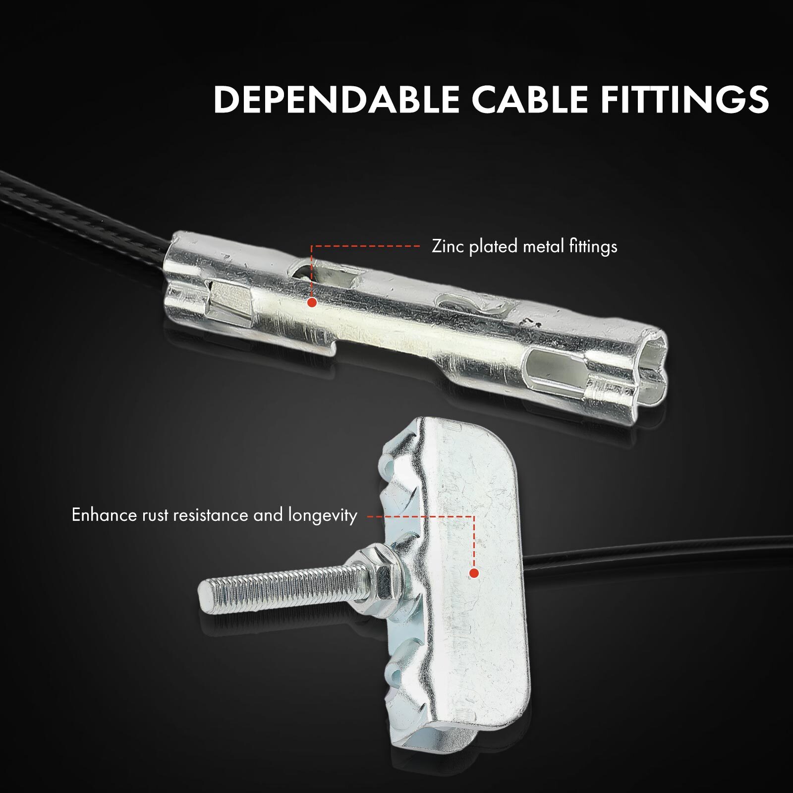 New Intermediate Parking Brake Cable for Chevy Silverado 1500 GMC Sierra 1500