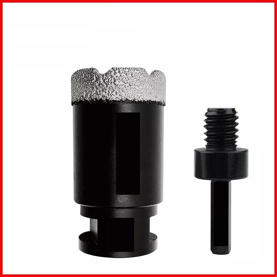 6" Diamond Core Drill Bit Hole Saw & Hex Adapter Tile Ceramic Marble Porcelain