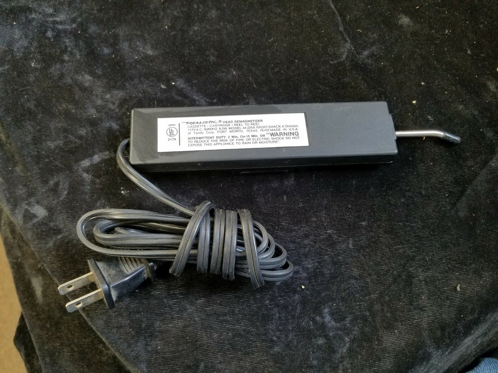 Vintage Realistic Model 44-225A Head Demagnetizer